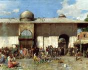 A Market Scene - 阿尔贝托·帕西尼